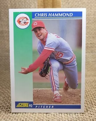 1992 Score Chris Hammond Baseball Card #513 Reds FREE S&H • $0.99