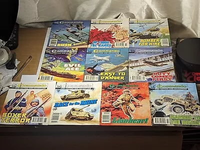  X10 Commando Comic Books Job Lot/Bundle: Issue 3041-3064 Range. • $15.16