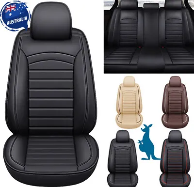 PU Leather Car Seat Covers Breathable Front Full Set Cushions For GWM Great Wall • $106