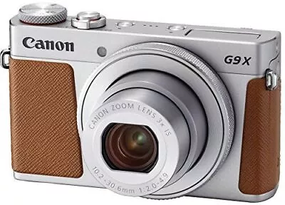 Canon PowerShot G9 X Mark II Compact Digital Camera Silver & Brown NEW JAPAN • £1018.72