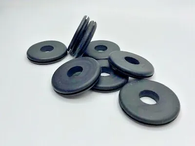 Rubber Grommets 1/2  ID X 1-1/4  OD 1/16  Groove (8 Pieces) • $10.99