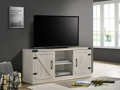 TV Stand With Shelves Cabinets Entertainment Center TV Media Console Gray Oak • $195