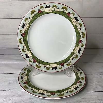 2 Brandon House Warren Kimble Country Life 11  DINNER PLATES Discontinued • $12.99