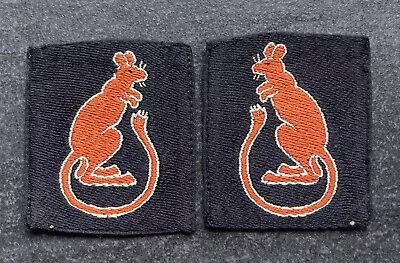 WW2 7th Armoured Division Original Formation Signs Cloth Badges • £60