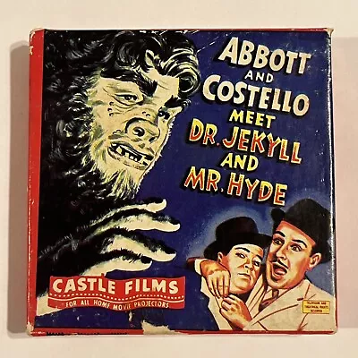 Castle Films Abbott And Costello Meet Dr. Jekyll And Mr. Hyde 8mm Movie #852 • $40.99