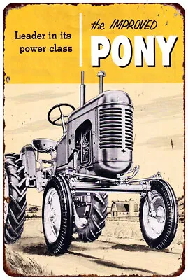 Massey Harris Pony Tractor Reproduction Metal Sign Vintage LOOK • $28.99