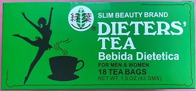 £9.49 • Buy Dieters' Tea Bebida Dietetica Slim Beauty Brand 1 BOX OF 18 Bags