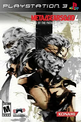 Metal Gear Solid 4 Guns Of The Patriots Wall Poster Multiple Sizes And Paper • $22.99