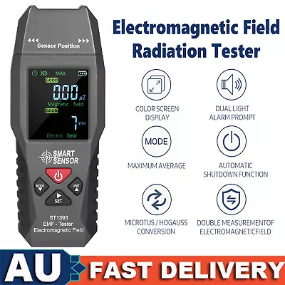 SMART SENSOR EMF Meter Electromagnetic Field Radiation Detector Dosimeter Tester • $31.99