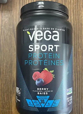 Vega Sport Performance Protein Berry Flavor 28 3 Oz 801 G Dairy-Free 8/2024 • $45