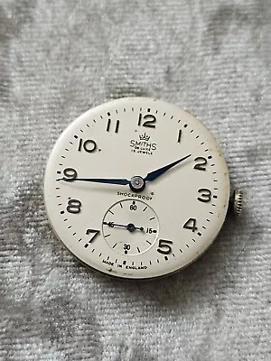 Gents Vintage Smiths Deluxe Movment And Dial Free Swinging Balance Working 6010 • £40