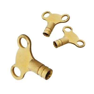 Radiator Plumbing Bleed Bleeding Key Keys Solid Brass For Venting Air Valve • £3.09