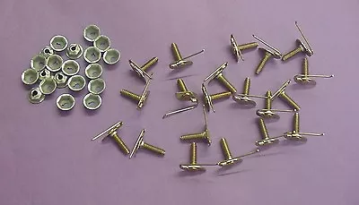 20x Ford Universal Moulding Fasteners 3/4  X 5/16  Trim Clips Bolts 818 NOS • $21.77