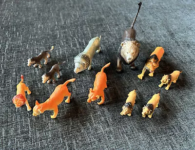 £0.99 • Buy Lions / Lionesses - Toy Plastic Animal Bundle - 11 X Lions / Lionesses