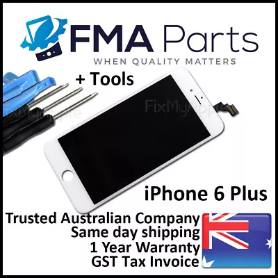 IPhone 6 PLUS White Glass Touch Screen Digitizer LCD Assembly Replacement Tools • $49.95