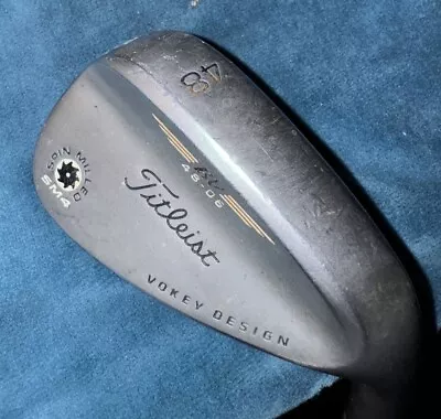 Titleist Vokey Spin Milled SM4 Chrome Wedge 48* 6 Bounce Wedge Steel Mens RH • $58