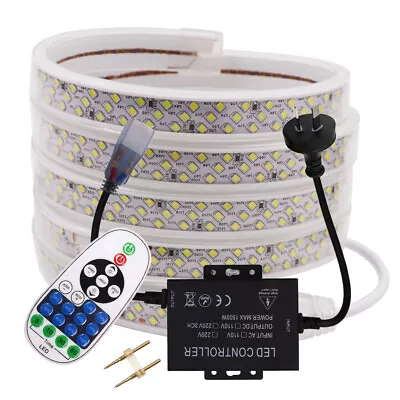 220V 240V LED Strip Lights Dimmable SMD 2835 276 LEDs/m Rope Tape Waterproof • $25.29