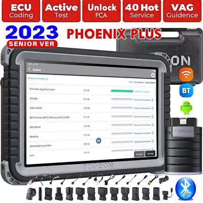 TOPDON Phoenix Plus PRO+ Car Diagnostic Scanner Auto Scan Automotive ECU Coding • $1259