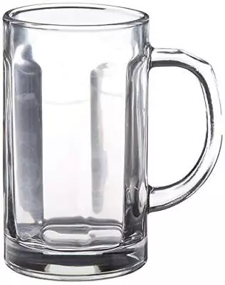 Downtown Pub Glass Beer Mugs With Handle Set Of 2 Heavy Base Fun Entertainme... • $19