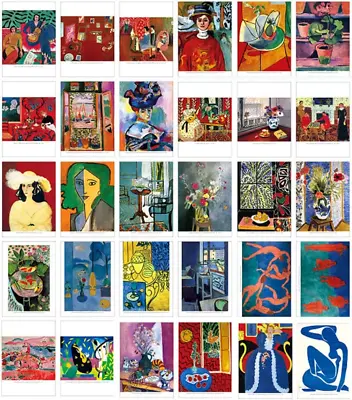 Beautiful Art Postcards Set Of 30 Henri Matisse Post Card Variety Pack Famous Pa • $15.17