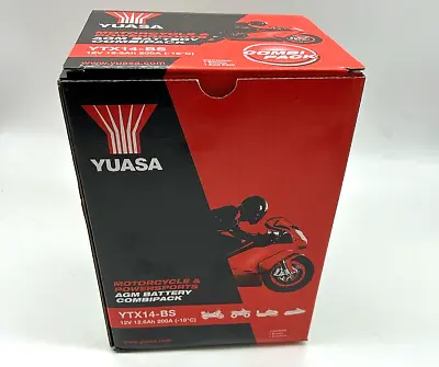 Yuasa YTX14BS 12V 12Ah Motorcycle Battery • £115