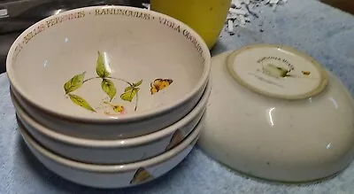 Marjolein Bastin Meadow Flower Cereal Bowls • $10