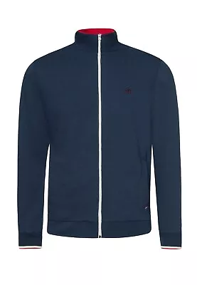 Merc Mens Navy Blue Truman Retro Track Top Size XL - New • £38