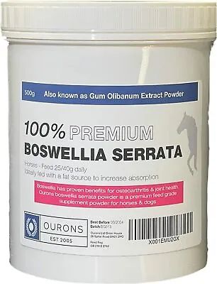 £14.99 • Buy Ourons Boswellia Serrata Powder - Premium Feed Grade For Horses & Pets 500g