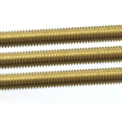 £9.22 • Buy  Solid Brass Fully Threaded Rod/bar/studding M2,2.5,4,5,6,8,10,12,14,16,18,20mm