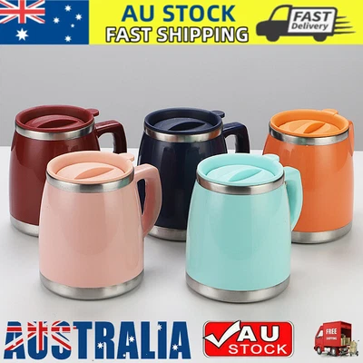 $22.99 • Buy For Travel Coffee Tumbler Lid Double Insulated Stainless Steel Thermos Cup Mug