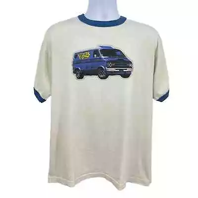 Vintage 90s Beastie Boys Size XL Aloha Mr. Hand Ringer T-Shirt Winterland USA • $114.95