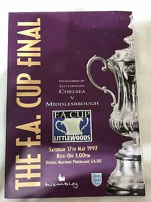 1997 FA Cup Final Chelsea V Middlesbrough • £9.99