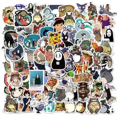 100pcs Stickers Japanese Anime Sticker Ghibli Hayao Miyazaki Totoro Spirited Lot • $11.99