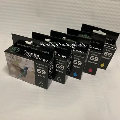 5x 2BK+CMY Ink For Epson 69 T0691 - T0694 WF310 315 500 600 615 CX5000 6000 C120 • $15.99