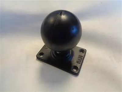 Ram Mount 23 Ball With Base 3 1/8  X 2 1/8  Black 2 1/4  Ball Marine Boat • $14.95