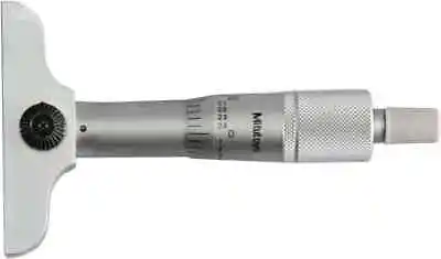 Mitutoyo 0 To 1  Range 1 Rod Mechanical Depth Micrometer Ratchet Stop Thimb... • $107.10