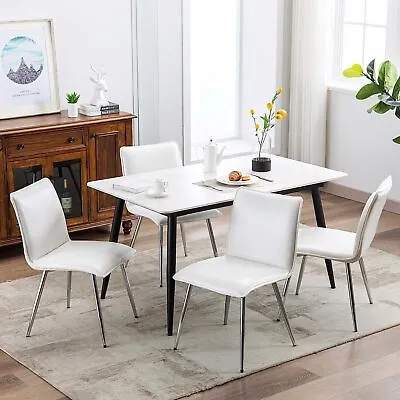 Duhome Faux Leather Dining Chairs Set Of 4 Side Chairs For Kitchen Dining Room • $227.50