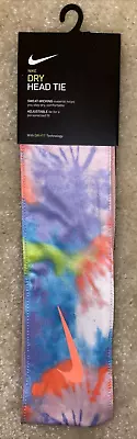 £15.83 • Buy Nike Dry HEAD TIE Dri Fit Wicking TIE DYE Tennis Run Gym Bandana UNISEX 86861