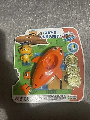 Octonauts Gup B Gold Coin Kwazzi Figure Playset Vehicle New Unopened  • £20