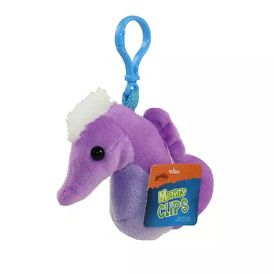 Adventure Planet Plush - Mighty Clips - SEA HORSE (Key Clip - 3.5 Inch) - New • $6.89