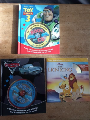 £3.50 • Buy Disney Childrens Audio Books Read Along To The Cd Bundle, 3 Books