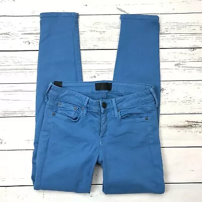 Vince Cropped Ankle Legging Skinny Jeans Size 25 Womens Blue Cote D Azur • $22