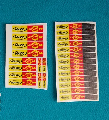 Mavic Ksyrium Slr Small + Hubs And Spokes Replacement Small Decal Set  • $28