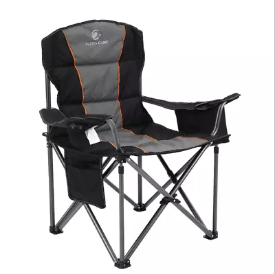 Folding Camping Chairs Lightweight Outdoor Patio Garden Beach Chair W/Cup Holder • £39.67