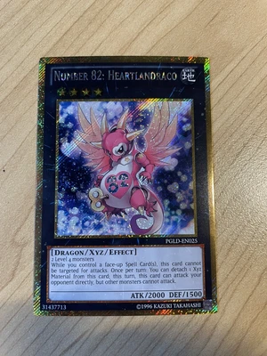 $2.50 • Buy Number 82: Heartlandraco - PGLD-EN025 - Gold Secret Rare, 1st Edition NM Yugioh