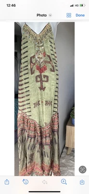 $144 • Buy Camilla Long Dress Size L