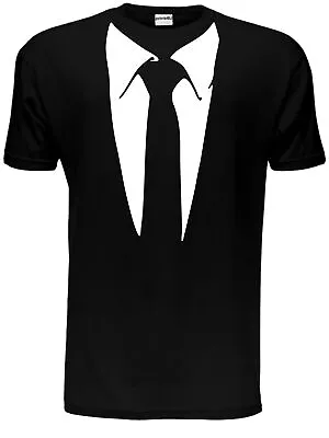 Tie With Collar Tuxedo Funny Gift Mens T-Shirt Size S-XXL • £9.95
