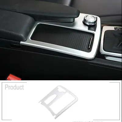 For Benz C Class 08-13 Console Water Cup Holder Protection Frame ABS Silver Trim • $18.99