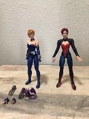 Marvel Legends X-Men AOA Jean Grey And Shadowcat With Lockheed No BAF Parts • $25