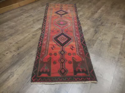 Authentic Geometric Vintage Turkish Rug Farmhouse Village Oriental Rug 2.2x7.2 • $0.99